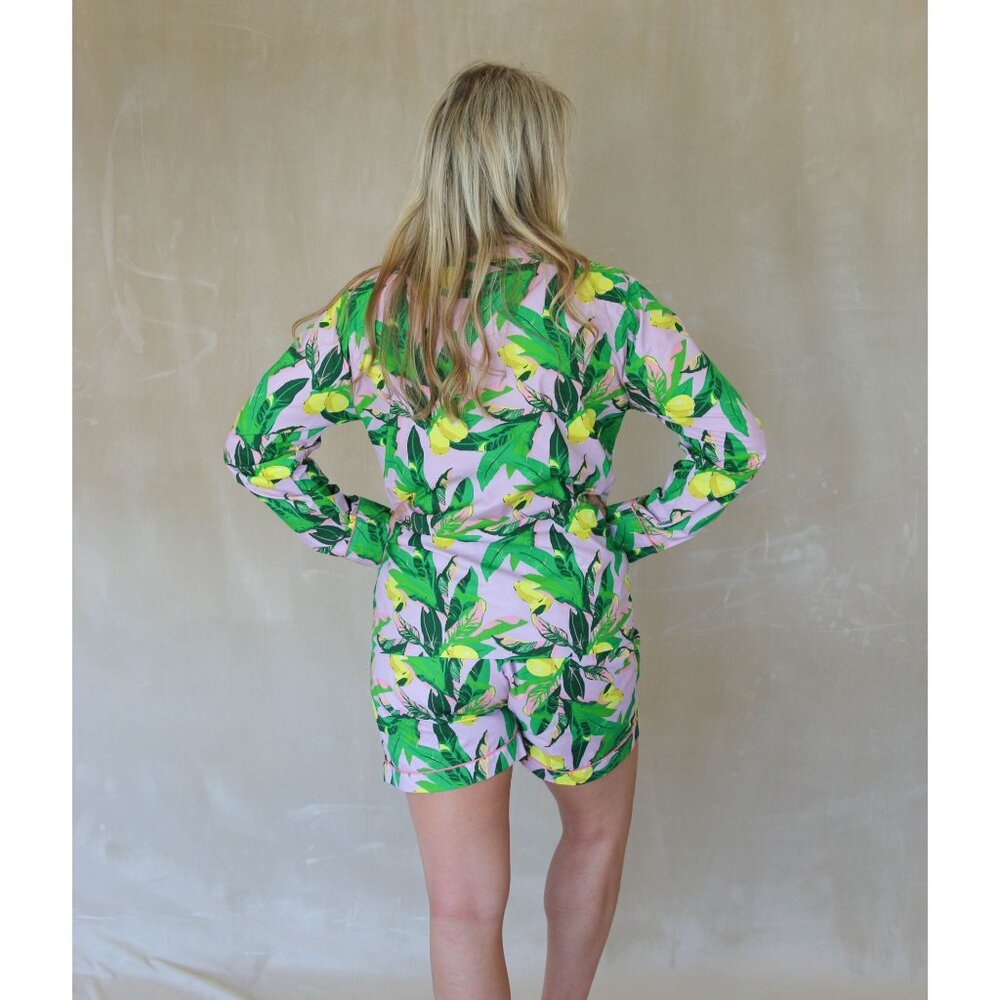 Lavender Lemons PJ Set - Picture 5 of 6
